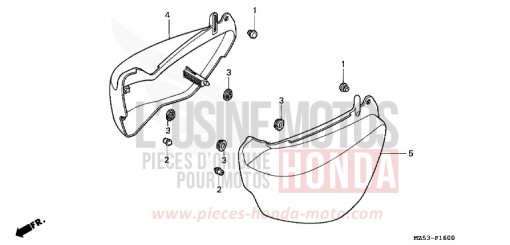 COUVERCLE LATERAL VF750CT de 1996